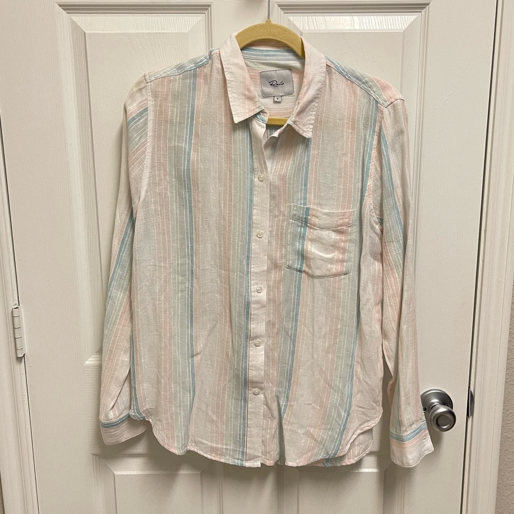 Rails Charlie Button Down In Marbella Stripe - image 1